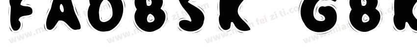 FADBSK  GBK1 0字体转换